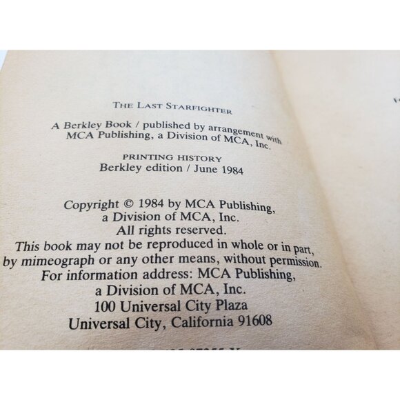 The Last Starfighter By Alan Dean Foster Paperback 1984 Sci-Fi Movie Tie-In - Picture 5 of 9